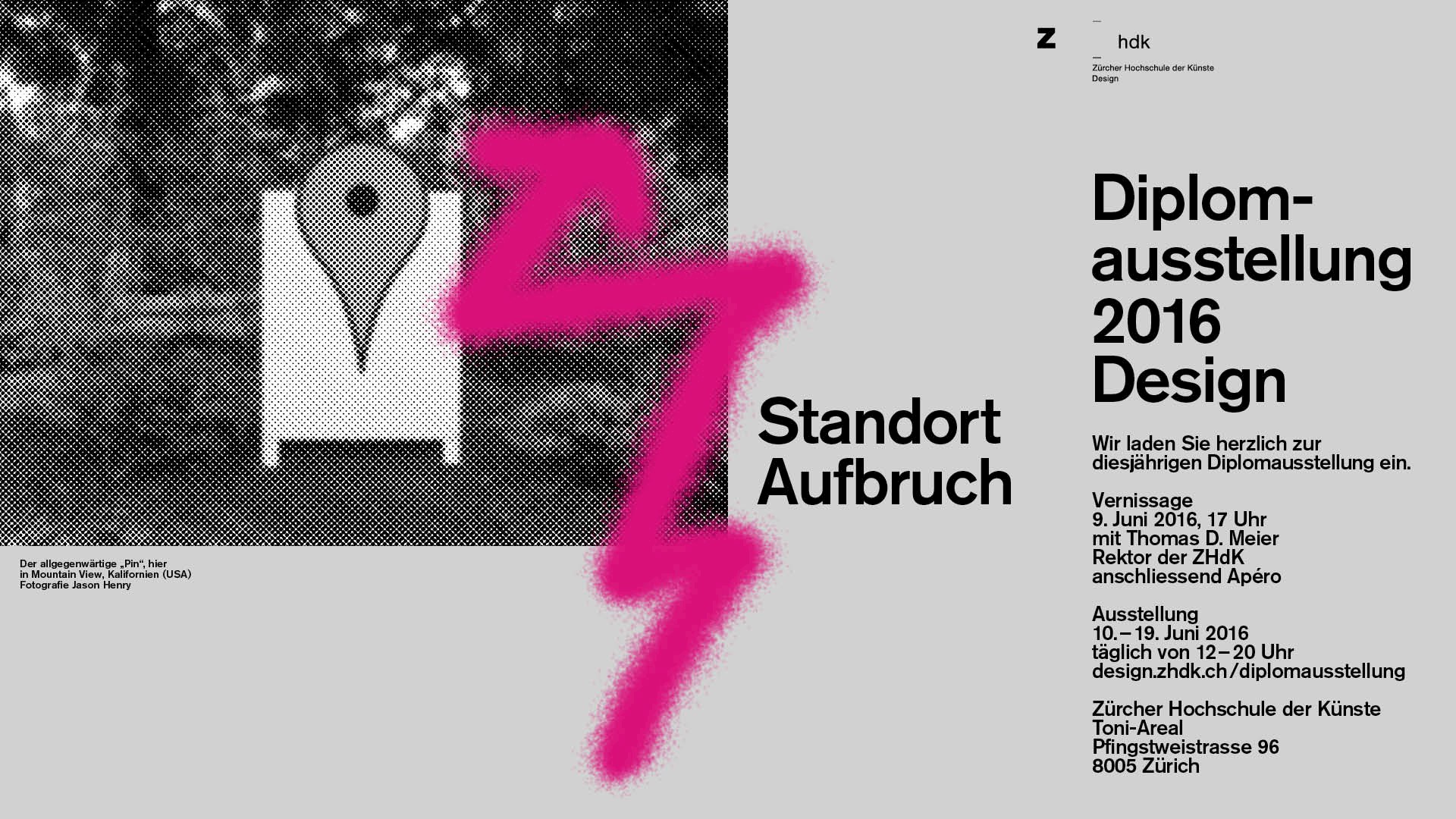 Einladung zur Diplomausstellung 2016