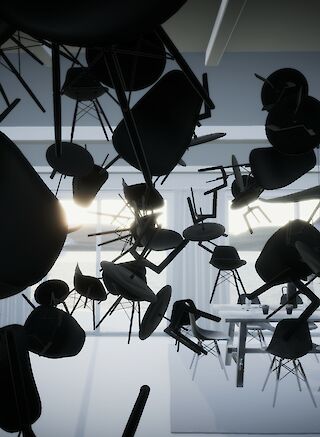 Konsum als bedrückender Ballast. © Nina Wagner. ZHdK.